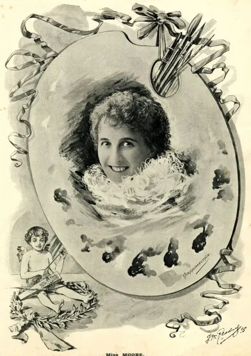 Framed Print : Miss Moore, actress Framed Print : Miss Moore, actress