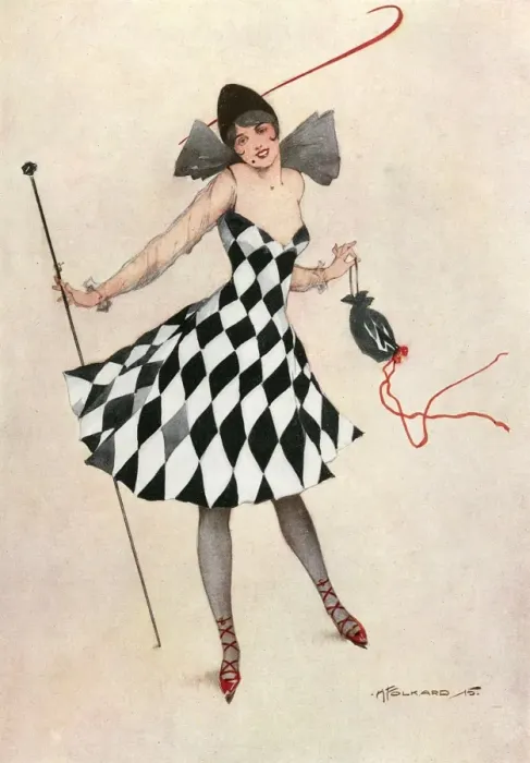 Framed Print : Miss Revue by H. Folkard Framed Print : Miss Revue by H. Folkard