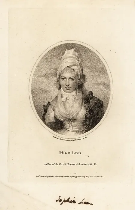 Framed Print : Miss Sophia Lee (1750-1824), English dramatist and author Framed Print : Miss Sophia Lee (1750-1824), English dramatist and author