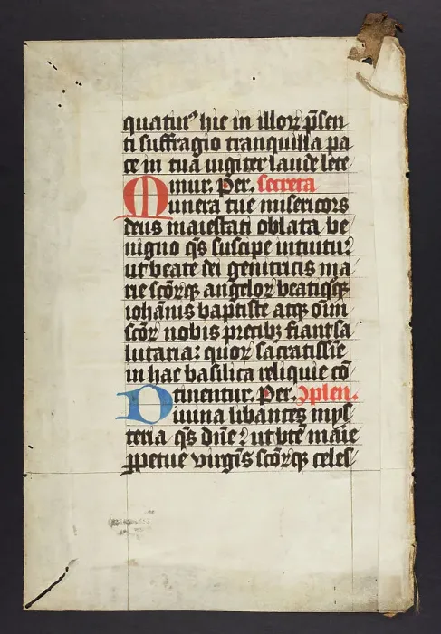 Framed Print : Missal (Fragment) Framed Print : Missal (Fragment)