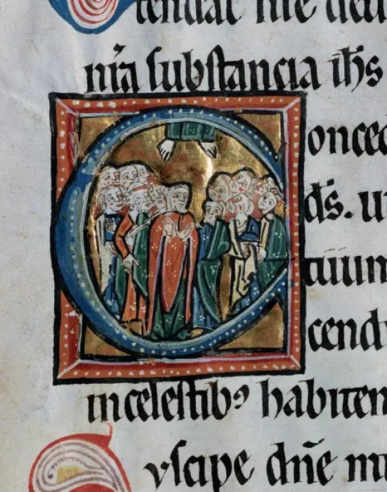 Framed Print : Missal Vetus Oxemense. The Ascension of Jesus. 12th-13th cen Framed Print : Missal Vetus Oxemense. The Ascension of Jesus. 12th-13th cen