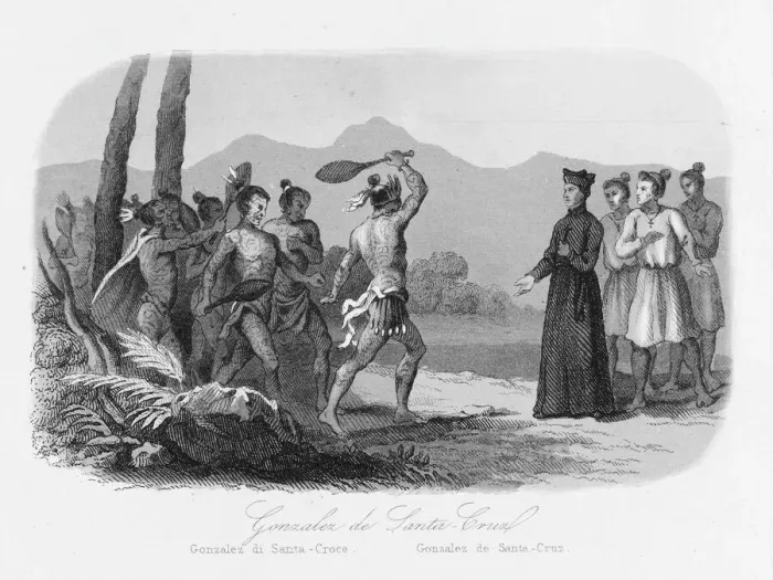 Framed Print : Missionaries / America Framed Print : Missionaries / America