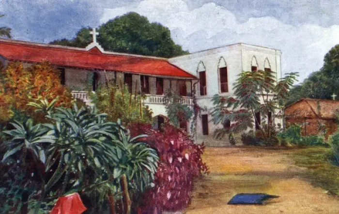 Framed Print : Missionary home for boys, Zanzibar, Tanzania Framed Print : Missionary home for boys, Zanzibar, Tanzania