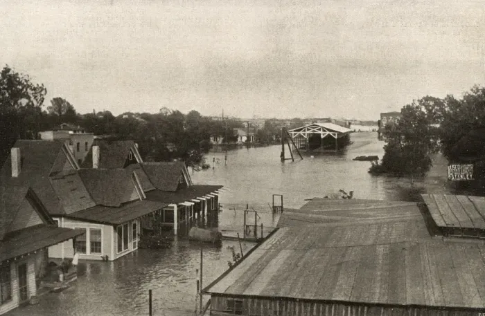 Framed Print : Mississippi Flood / 1927 Framed Print : Mississippi Flood / 1927