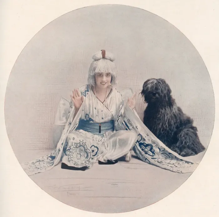 Framed Print : MISTINGUETT & DOG MISTINGUETT & DOG Framed Print : MISTINGUETT & DOG MISTINGUETT & DOG