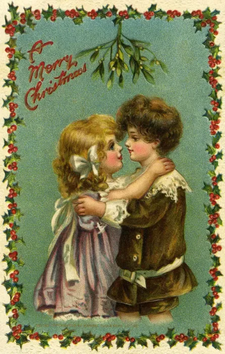 Framed Print : Under the mistletoe Framed Print : Under the mistletoe