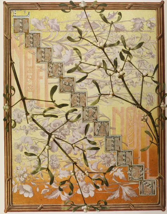 Framed Print : MISTLETOE / ILS 1898 Framed Print : MISTLETOE / ILS 1898