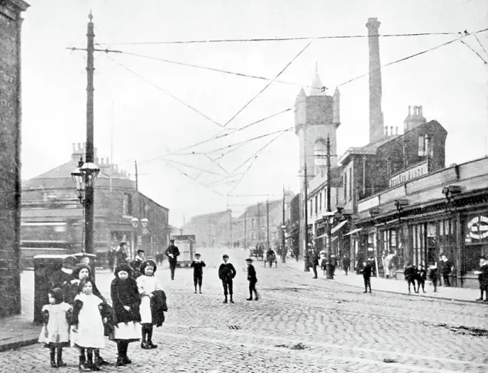 Framed Print : Mitre, Burnley, Lancashire, early 1900s Framed Print : Mitre, Burnley, Lancashire, early 1900s