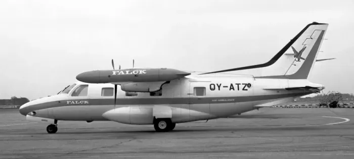 Framed Print : Mitsubishi Mu-2B-35 OY-ATZ Framed Print : Mitsubishi Mu-2B-35 OY-ATZ