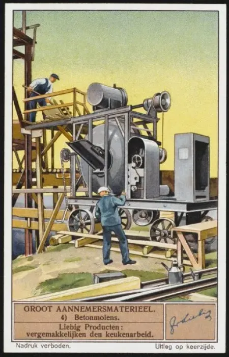 Framed Print : Mixing Concrete Framed Print : Mixing Concrete