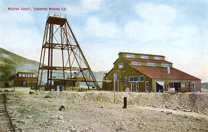 Framed Print : Mizpah Shaft, Tonopah Mining Company, Nevada, USA Framed Print : Mizpah Shaft, Tonopah Mining Company, Nevada, USA