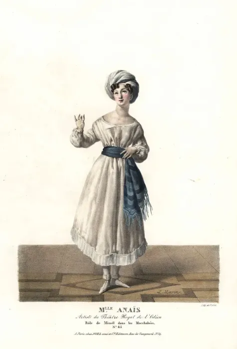 Framed Print : Mlle. Anais as Misael in Les Macchabees, 1822 Framed Print : Mlle. Anais as Misael in Les Macchabees, 1822