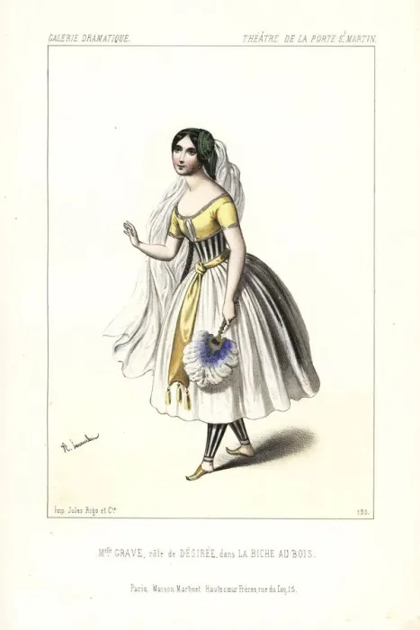 Framed Print : Mlle. Angelina Grave as Desiree in the Cogniard Framed Print : Mlle. Angelina Grave as Desiree in the Cogniard