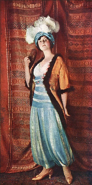 Mlle de Caillavet at Persian ball, 1912