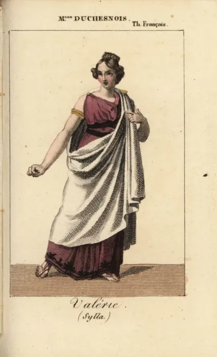 Framed Print : Mlle. Duchesnois as Valerie in Sylla by Jouy Framed Print : Mlle. Duchesnois as Valerie in Sylla by Jouy