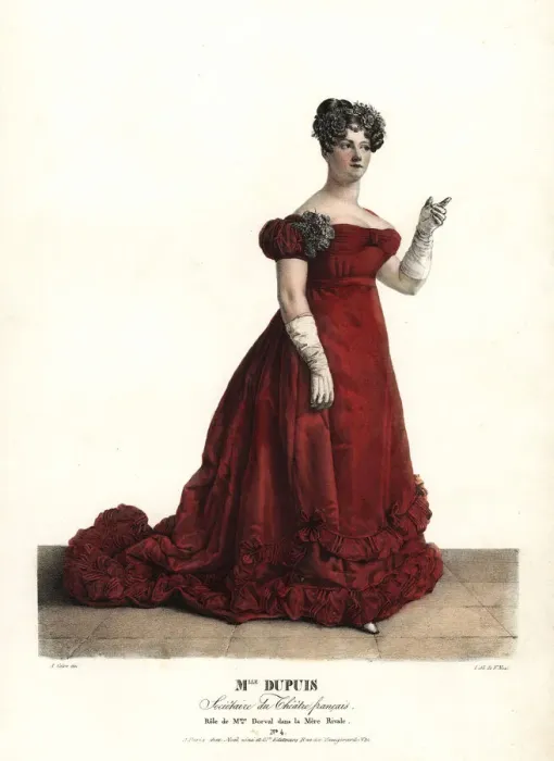 Framed Print : Mlle. Dupuis as Madame Dorval in La Mere Rivale Framed Print : Mlle. Dupuis as Madame Dorval in La Mere Rivale