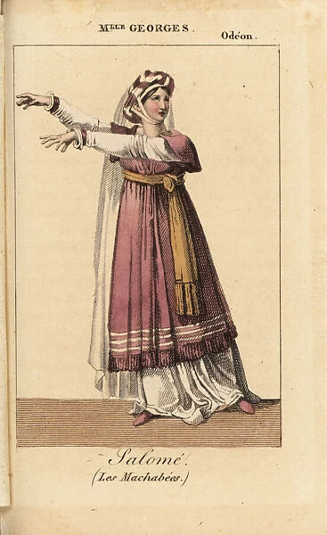 Mlle. Georges as Salome in Les Machabees at the Odeon, 1821