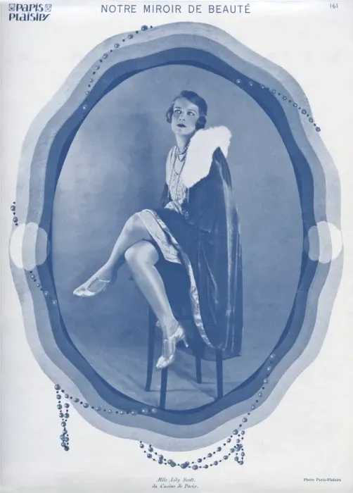 Framed Print : Mlle Lily Scott in Paris Plaisirs Framed Print : Mlle Lily Scott in Paris Plaisirs