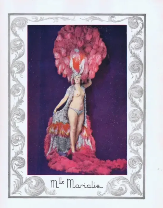 Framed Print : Mlle Marialis in Bonjour Paris at the Casino de Paris, Paris Framed Print : Mlle Marialis in Bonjour Paris at the Casino de Paris, Paris