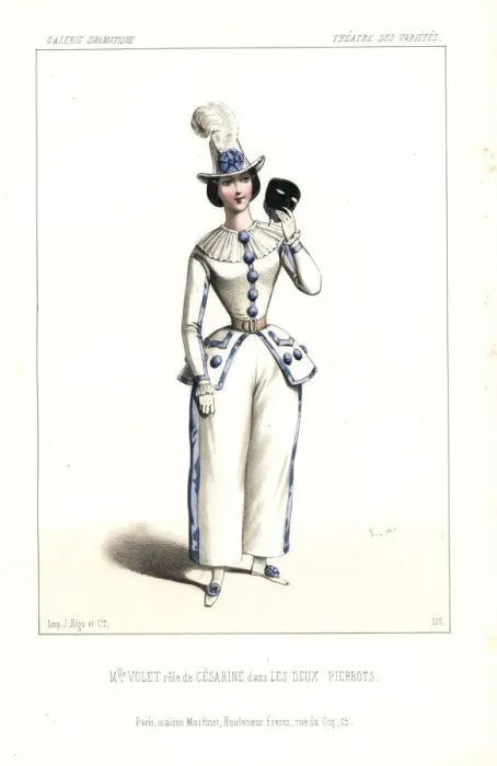 Framed Print : Mlle. Volet as Cesarine in Les Deux Pierrots, 1845 Framed Print : Mlle. Volet as Cesarine in Les Deux Pierrots, 1845