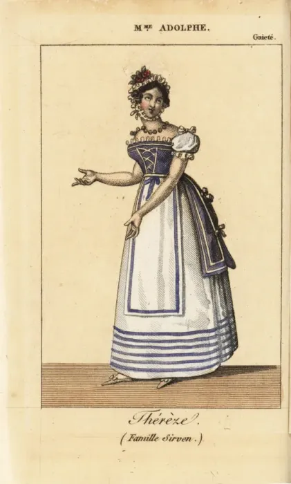 Framed Print : Mme. Adolphe as Thereze in La Famille Sirven Framed Print : Mme. Adolphe as Thereze in La Famille Sirven
