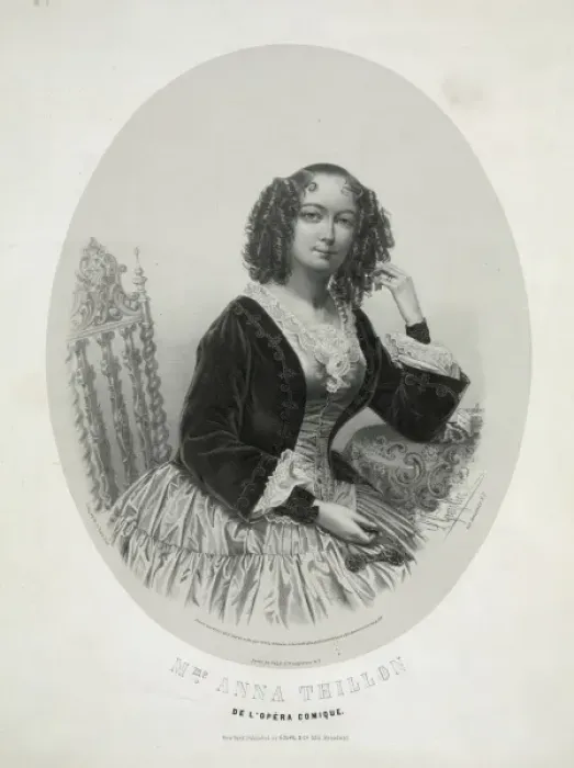 Framed Print : Mme. Anna Thillon, de l opera comique Framed Print : Mme. Anna Thillon, de l opera comique