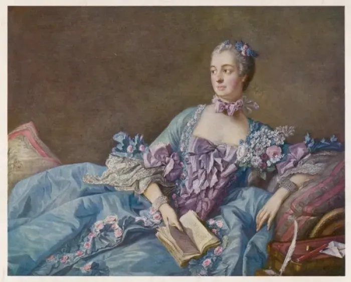 Framed Print : Mme De Pompadour / Boucher Framed Print : Mme De Pompadour / Boucher