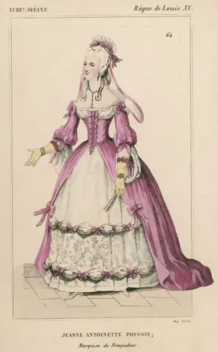 Framed Print : Mme De Pompadour / Costume Framed Print : Mme De Pompadour / Costume