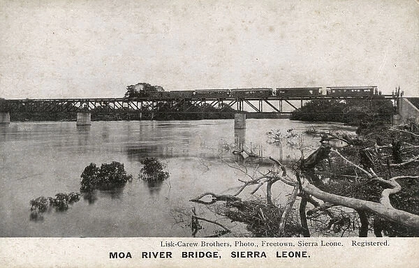 Moa River Railway Bridge, Sierra Leone, West Africa