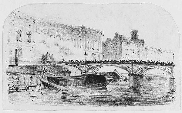 Mob on Pont Des Arts