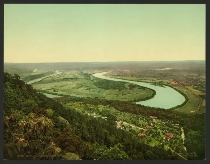 Framed Print : Moccasin Bend from Lookout Mountain Framed Print : Moccasin Bend from Lookout Mountain