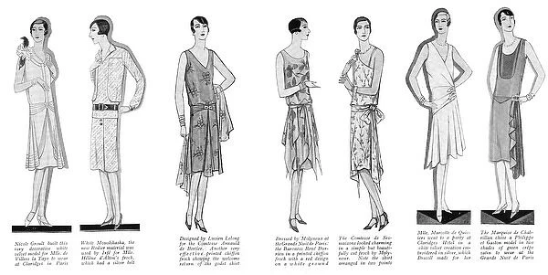 The Mode through the social mirror - Paris Fashions, 1927