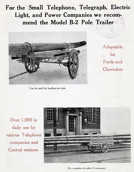 Model B-2 Pole Trailer