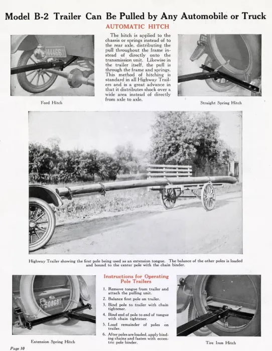 Framed Print : Model B-2 Trailer can be pulled by any automobile or truck Framed Print : Model B-2 Trailer can be pulled by any automobile or truck