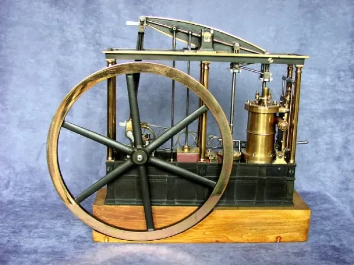 Framed Print : Model beam engine, nineteenth century Framed Print : Model beam engine, nineteenth century