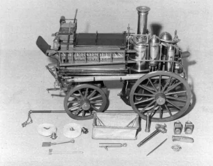 Framed Print : Model of historical appliance at Selfridges Framed Print : Model of historical appliance at Selfridges
