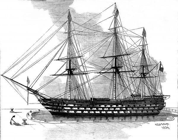Model of HMS Queen of 1839