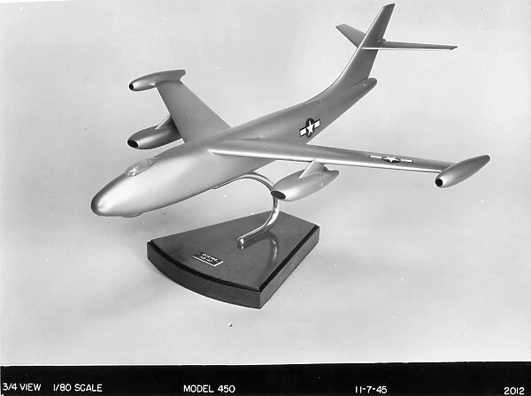 A model of the Model 450 or Boeing XB-47