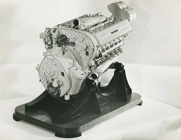 Model Napier Deltic engine