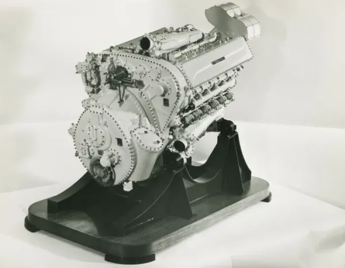 Framed Print : Model Napier Deltic engine Framed Print : Model Napier Deltic engine