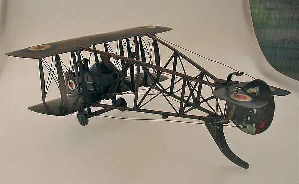 Model of a Royal Aircraft Factory aeroplane - FE2A