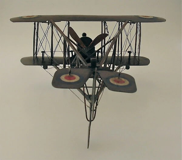 Model of a Royal Aircraft Factory aeroplane - FE2A