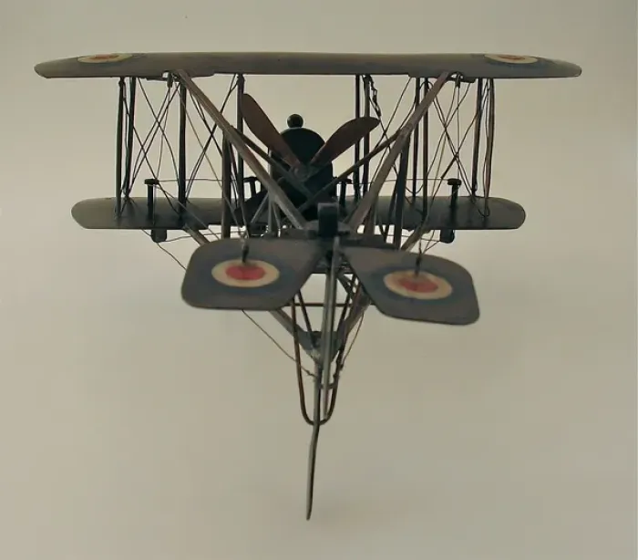 Framed Print : Model of a Royal Aircraft Factory aeroplane - FE2A Framed Print : Model of a Royal Aircraft Factory aeroplane - FE2A
