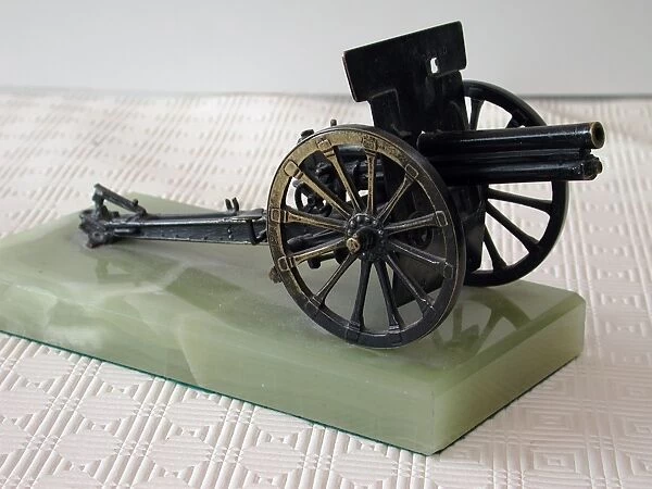 Model of a Skoda 8cm Mountain  /  Field Gun, WW1