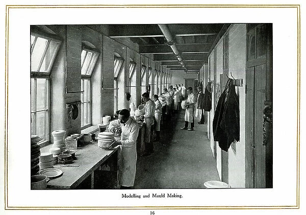 Modelling and mould making, Alfred Meakin