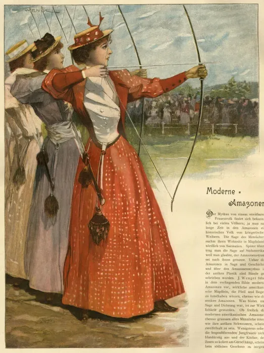 Framed Print : Modern Amazons - Women Archers Framed Print : Modern Amazons - Women Archers