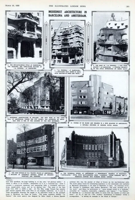 Framed Print : Modern architecture of 1928 Framed Print : Modern architecture of 1928