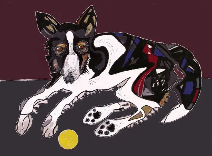 Framed Print : The Modern Dog Framed Print : The Modern Dog