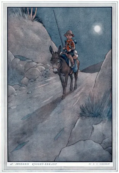 Framed Print : A Modern Knight-Errant by Harold Earnshaw Framed Print : A Modern Knight-Errant by Harold Earnshaw