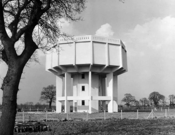 Framed Print : MODERN WATER TOWER Framed Print : MODERN WATER TOWER